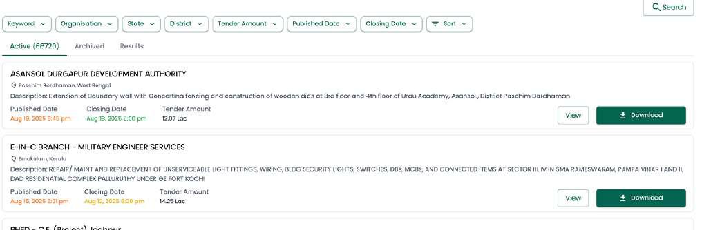 Runway - Tender Discovery screenshot 2
